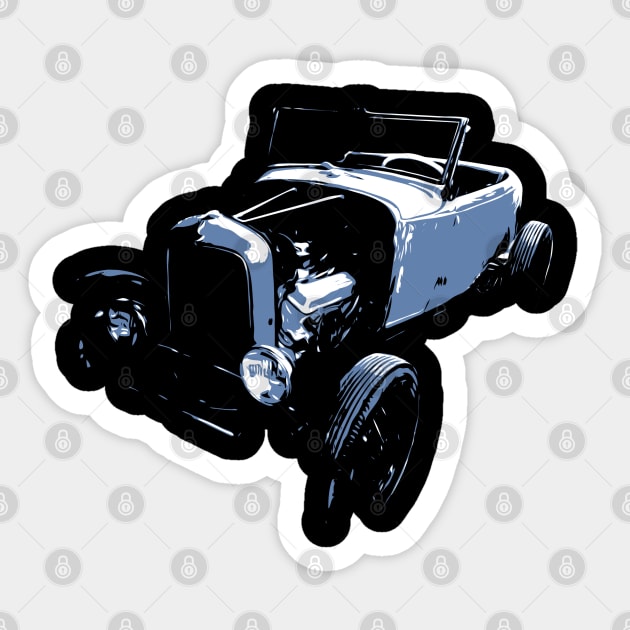 Old Hot Rod Sticker by Limey_57